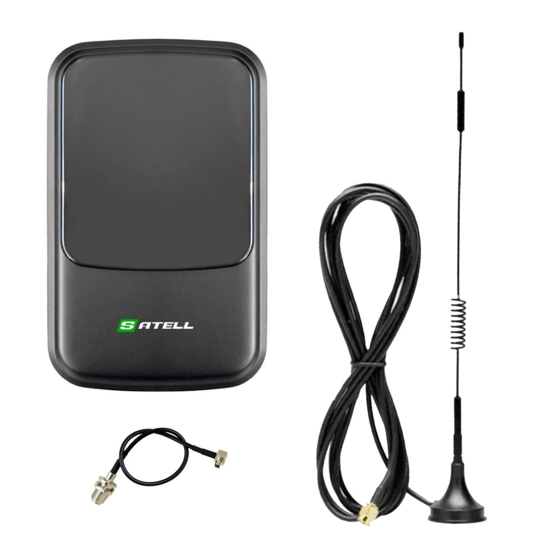 Комплект автомобильный Satell F3000 роутер Wi-Fi 4G LTE Black с антенной 9 Дб (22721838)