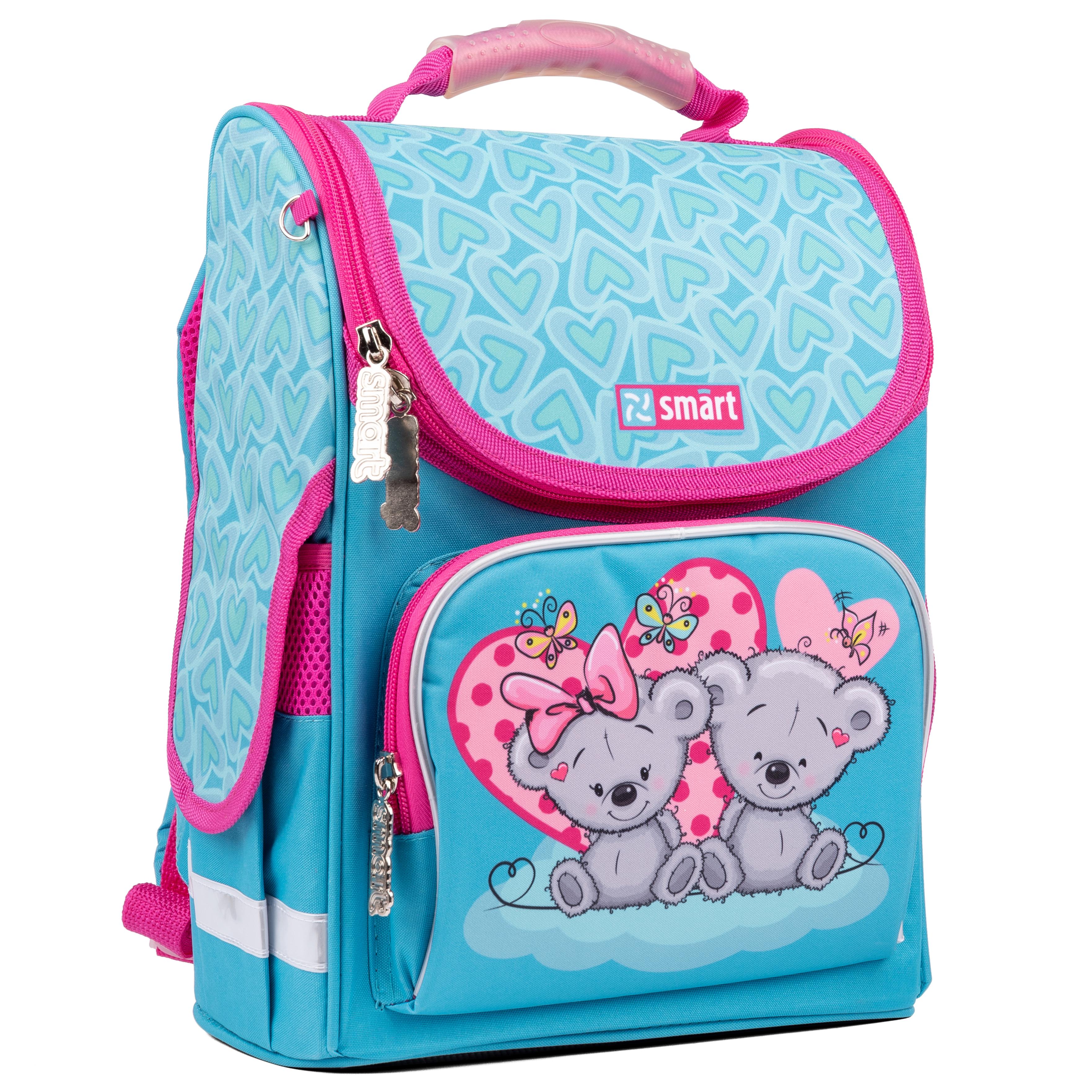 Рюкзак шкільний каркасний Smart PG-11 Friends Бірюзовий (557071)