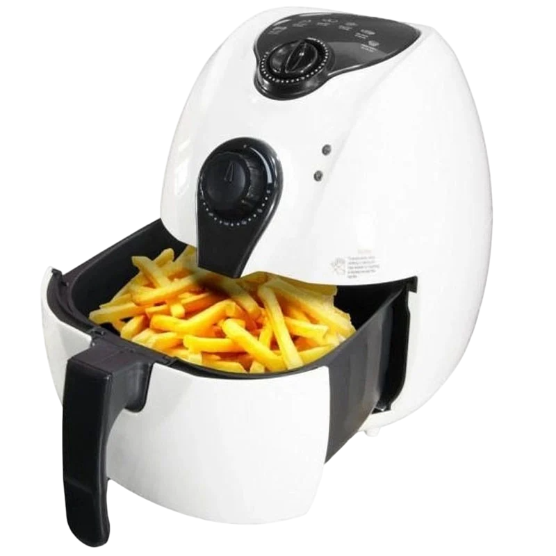 Фритюрниця Domotec MS-3220 аерогриль терморегулятор 1300W таймер 4,5 л White (23793608)