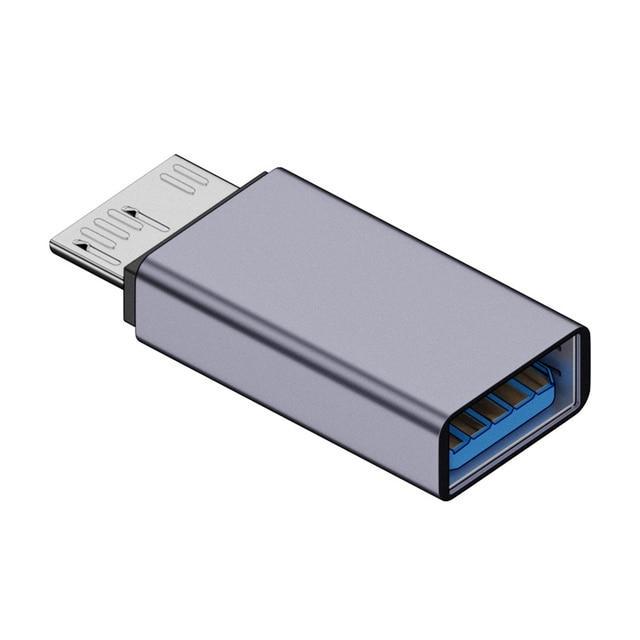 Переходник-адаптер SUNROZ micro-USB 3.1 Type B Male-USB Female металл (A48632) Переходник-адаптер SUNROZ micro-USB 3.1 Type B Male-USB Female металл (A48632)