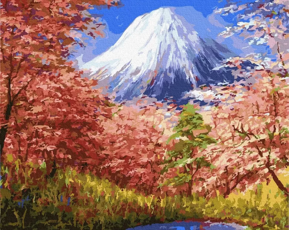 Картина по номерам Brushme "Фудзияма" 40х50 см (BK-GX30191) Картина по номерам Brushme "Фудзияма" 40х50 см (BK-GX30191)