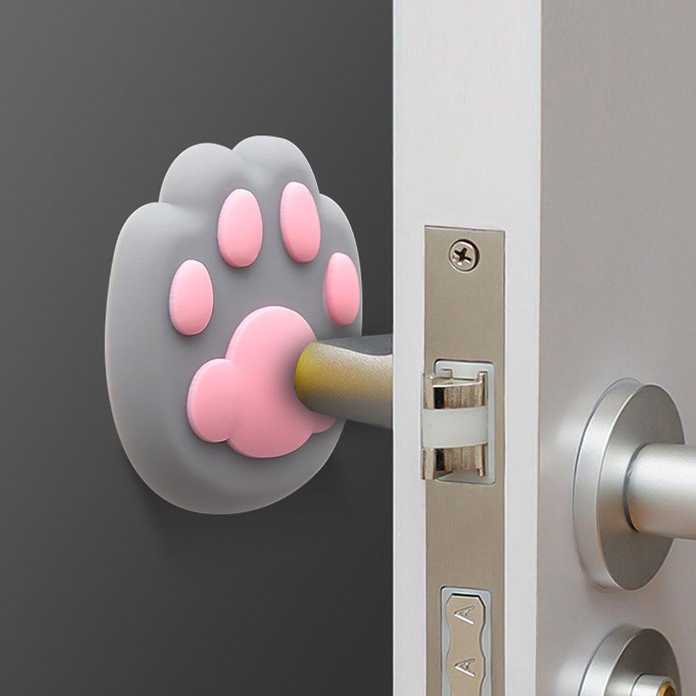 Стопор для дверей в форме кошачьей лапки самоклеящийся 4,5x4,5 см Серый (NR0260_3) - фото 4 Стопор для дверей в форме кошачьей лапки самоклеящийся 4,5x4,5 см Серый (NR0260_3) - фото 4