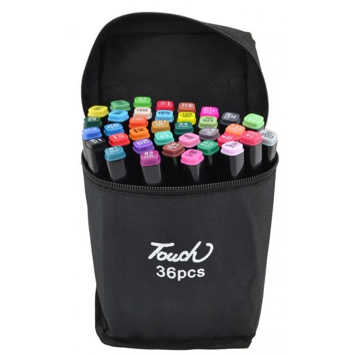 Набор двусторонних маркеров для скетчинга Touch Qiuci 36 шт. (1526594271) Набор двусторонних маркеров для скетчинга Touch Qiuci 36 шт. (1526594271)