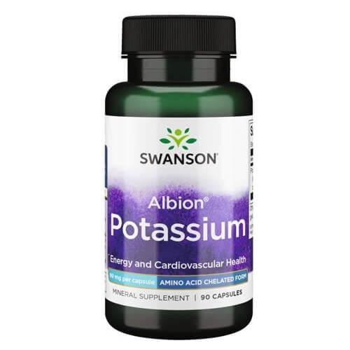 Калий Swanson Albion Potassium Chelate 99 мг 90 caps (SWU069)