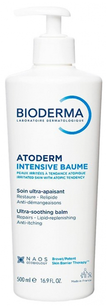 Бальзам заспокійливий Bioderma Atoderm Intensive Baume Ultra-Apaisant для сухої шкіри 500 мл (28160868)