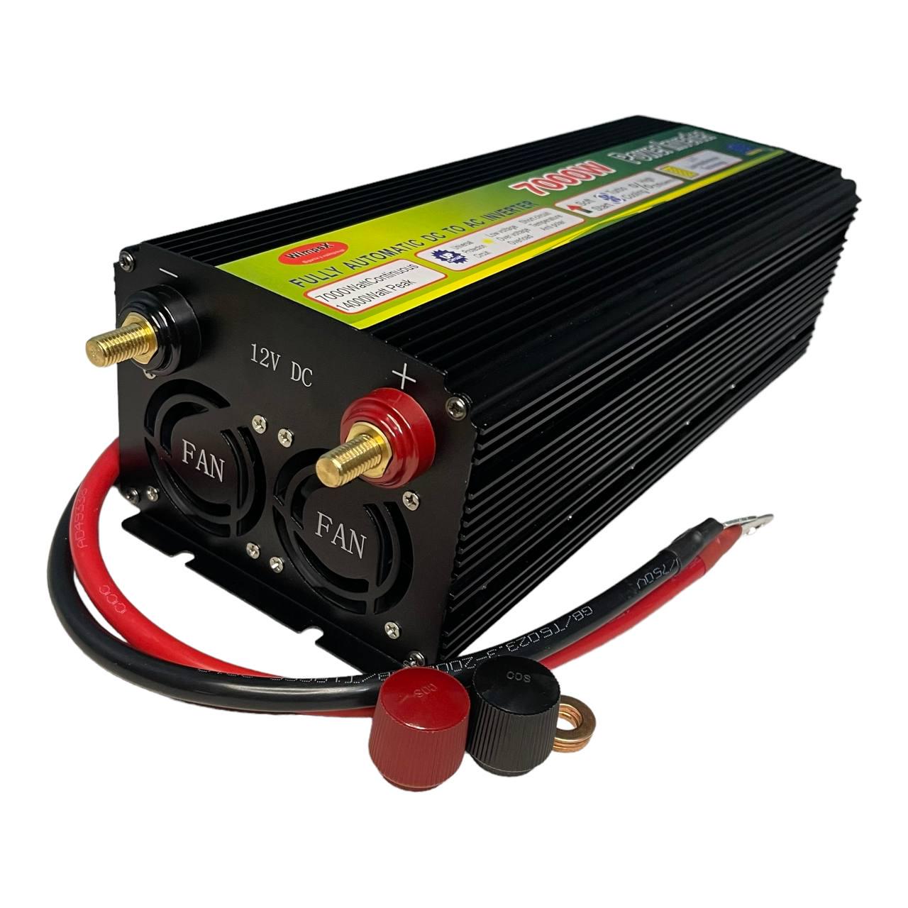 Преобразователь напряжения автомобильный WIMPEX 7000 W 12 V 220 V (322323023)