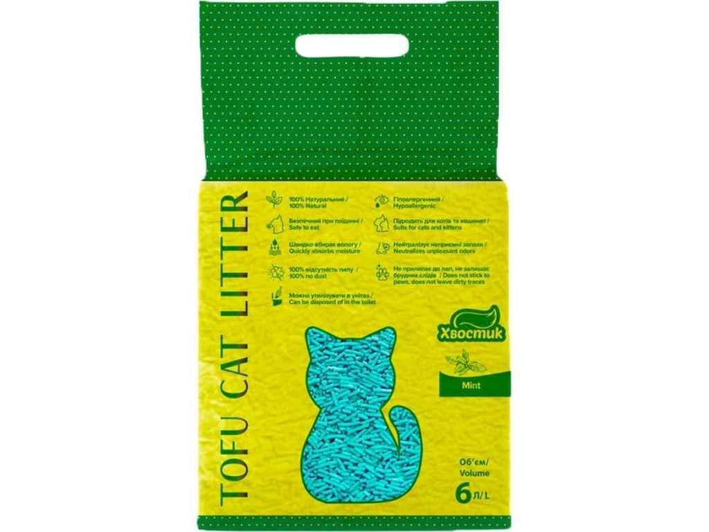 Наполнитель Хвостык TOFU Мята 6 л (986470) Наполнитель Хвостык TOFU Мята 6 л (986470)
