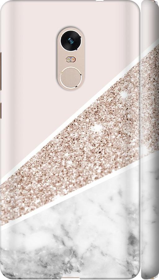 Чехол на Xiaomi Redmi Note 4 Пастельный мрамор (4342m-352-42517)