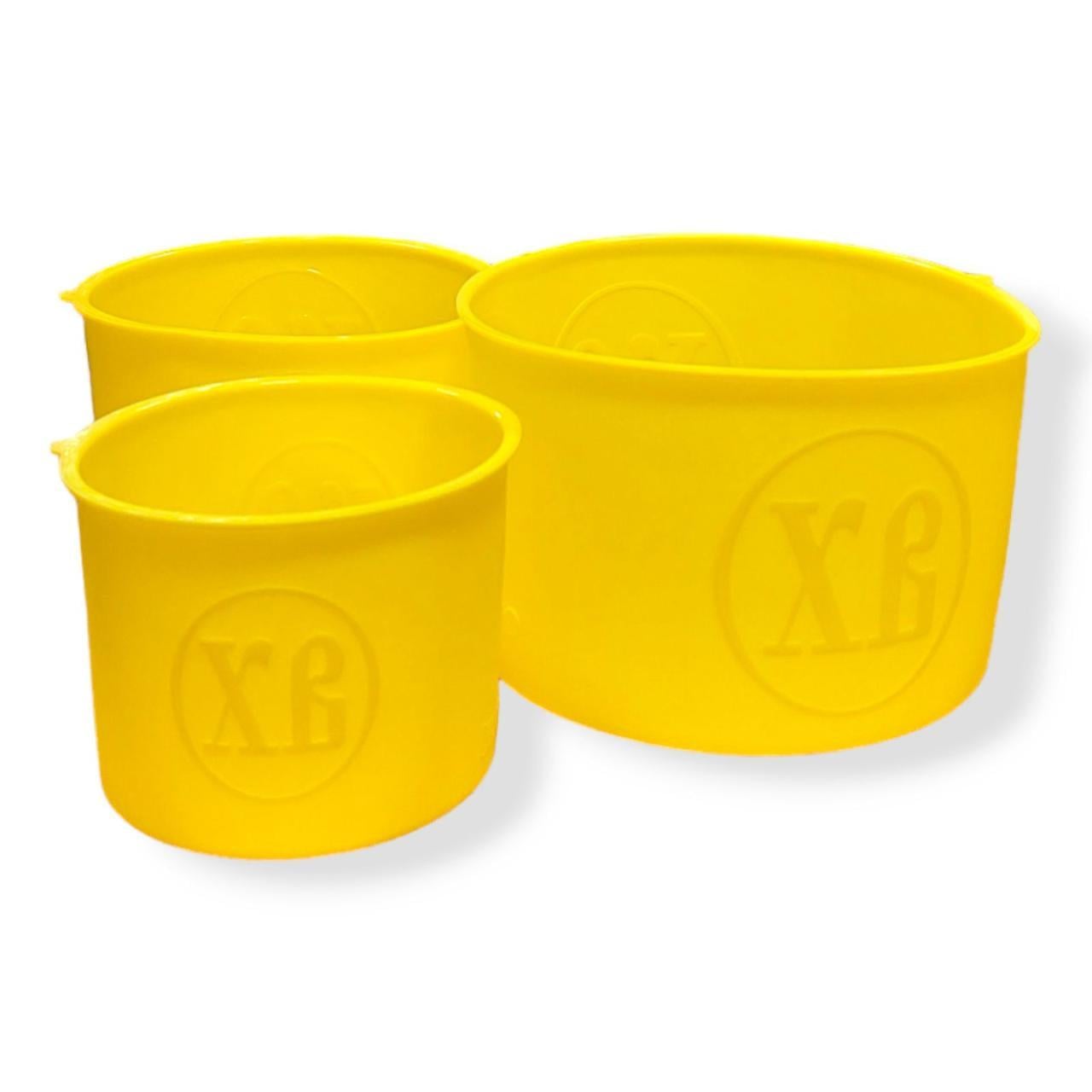 Набір форм для пасок MagicKitchen силіконові 3 шт. Жовтий (203763-жов)