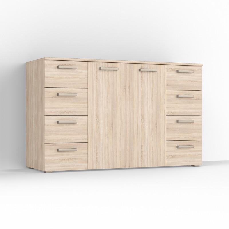 Комод Idea ТКБ-379.1 на 8 шухляд з дверима Дуб сонома (26718279) - фото 2 Комод Idea ТКБ-379.1 на 8 шухляд з дверима Дуб сонома (26718279) - фото 2