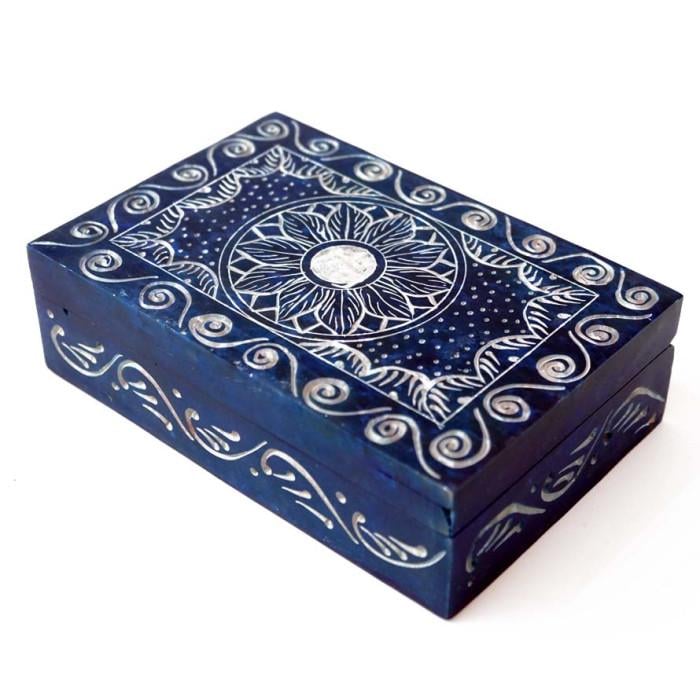 Шкатулка для бижутерии Мандала каменная (9170350)