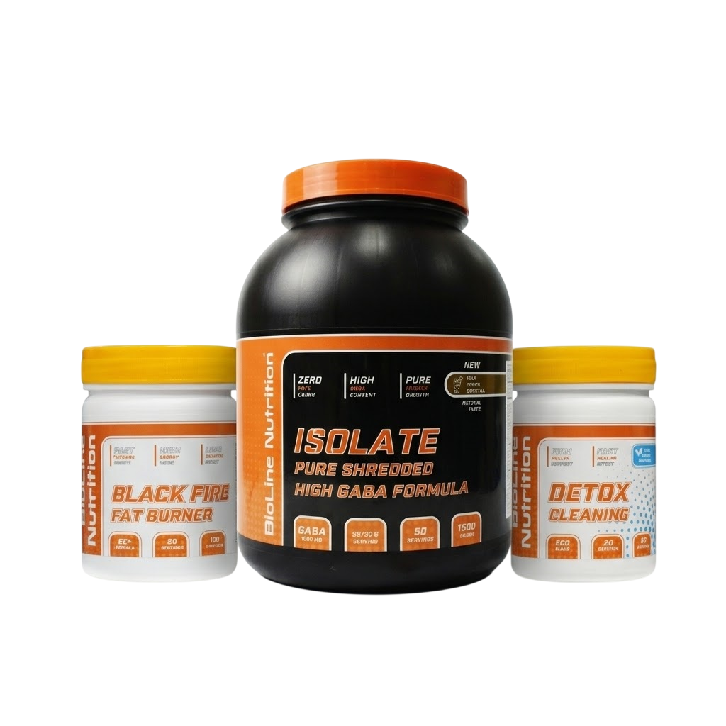Набір BioLine Nutrition Ізолят 1,5 кг/Жироспалювач/Детокс