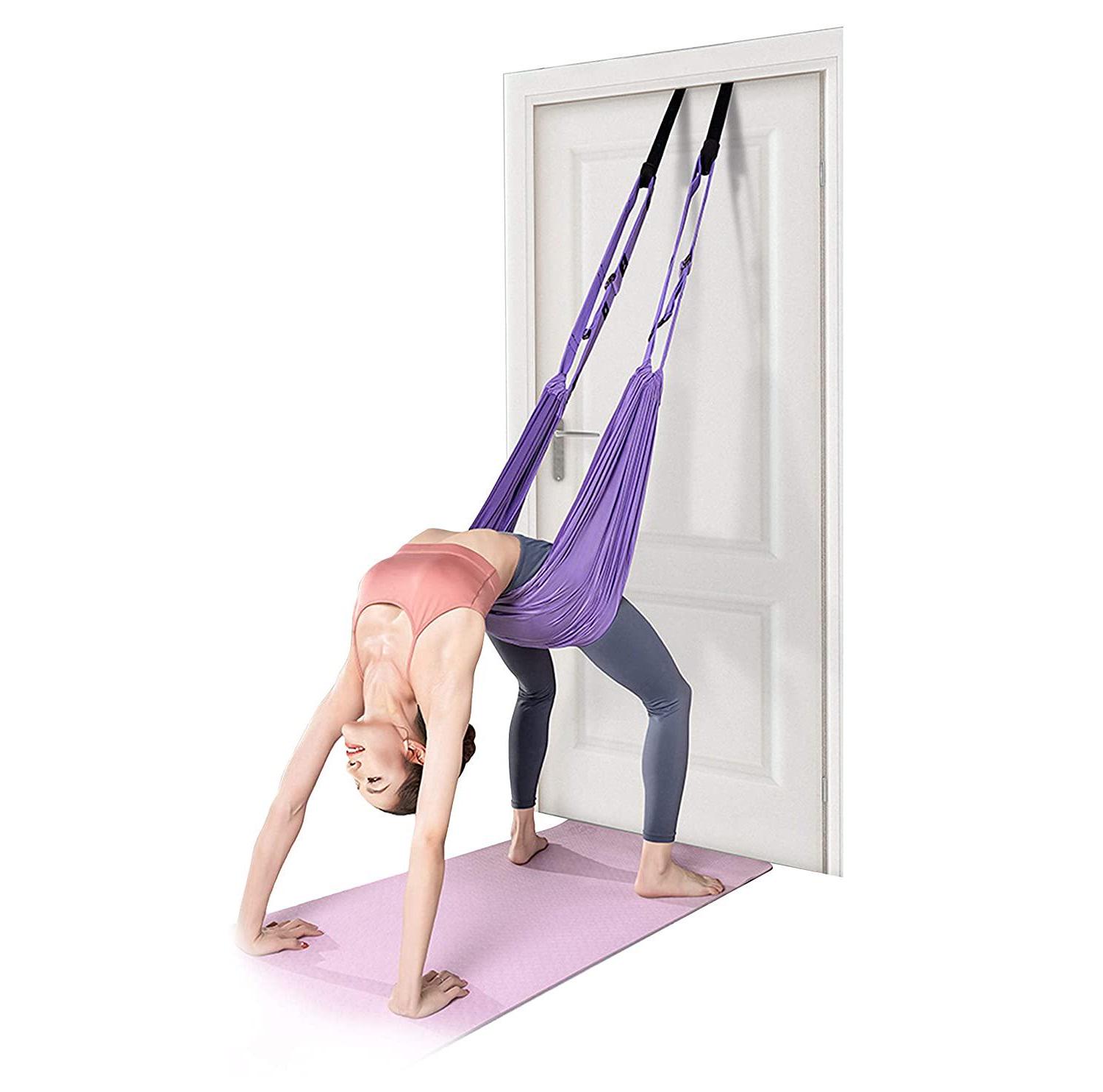 Гамак для йоги Air Yoga rope Фіолетовий (220e6c62) - фото 2