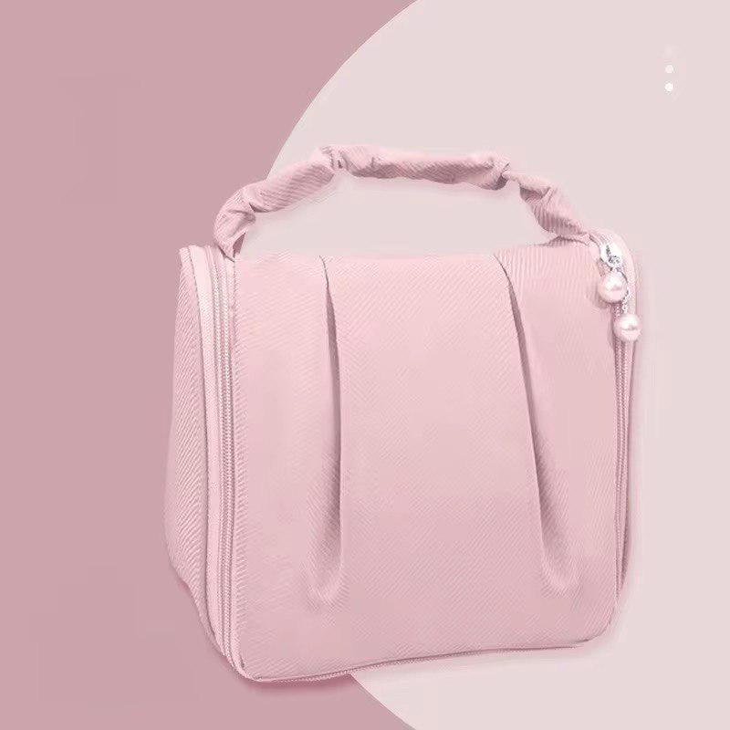 Косметичка-органайзер дорожня підвісна 21х10х21 см Рожевий (ST0479) - фото 4