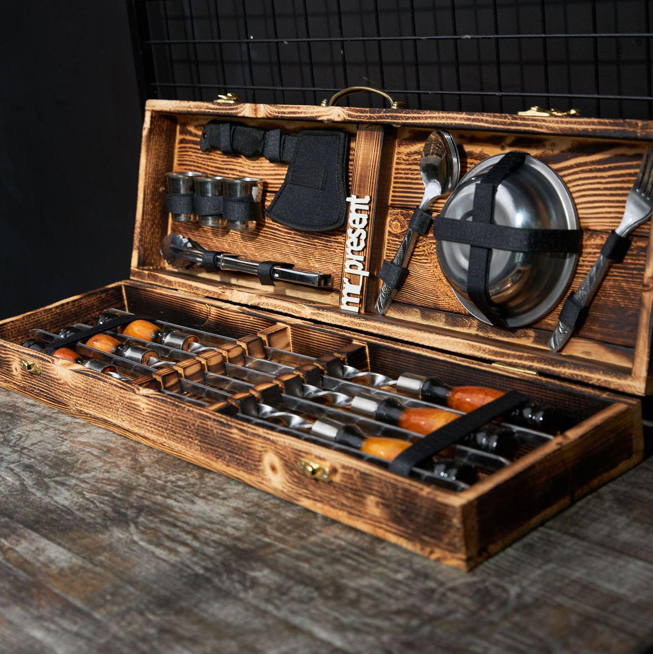 Набор шампуров Piknik-Profi №4 в кейсе (19304813)