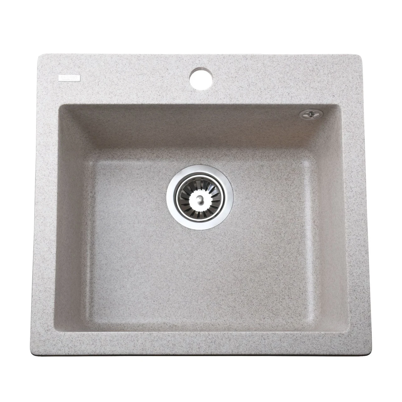 Мойка гранитная Globus Lux AOSTA А0008 490x455 мм Миндаль (04000014)