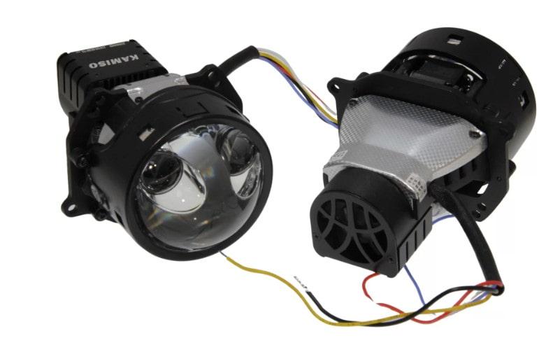 Линзы автомобильные светодиодные Kamiso Aozoom DLPD-04-03 Bi-LED LASER 5500 K 66/85 W