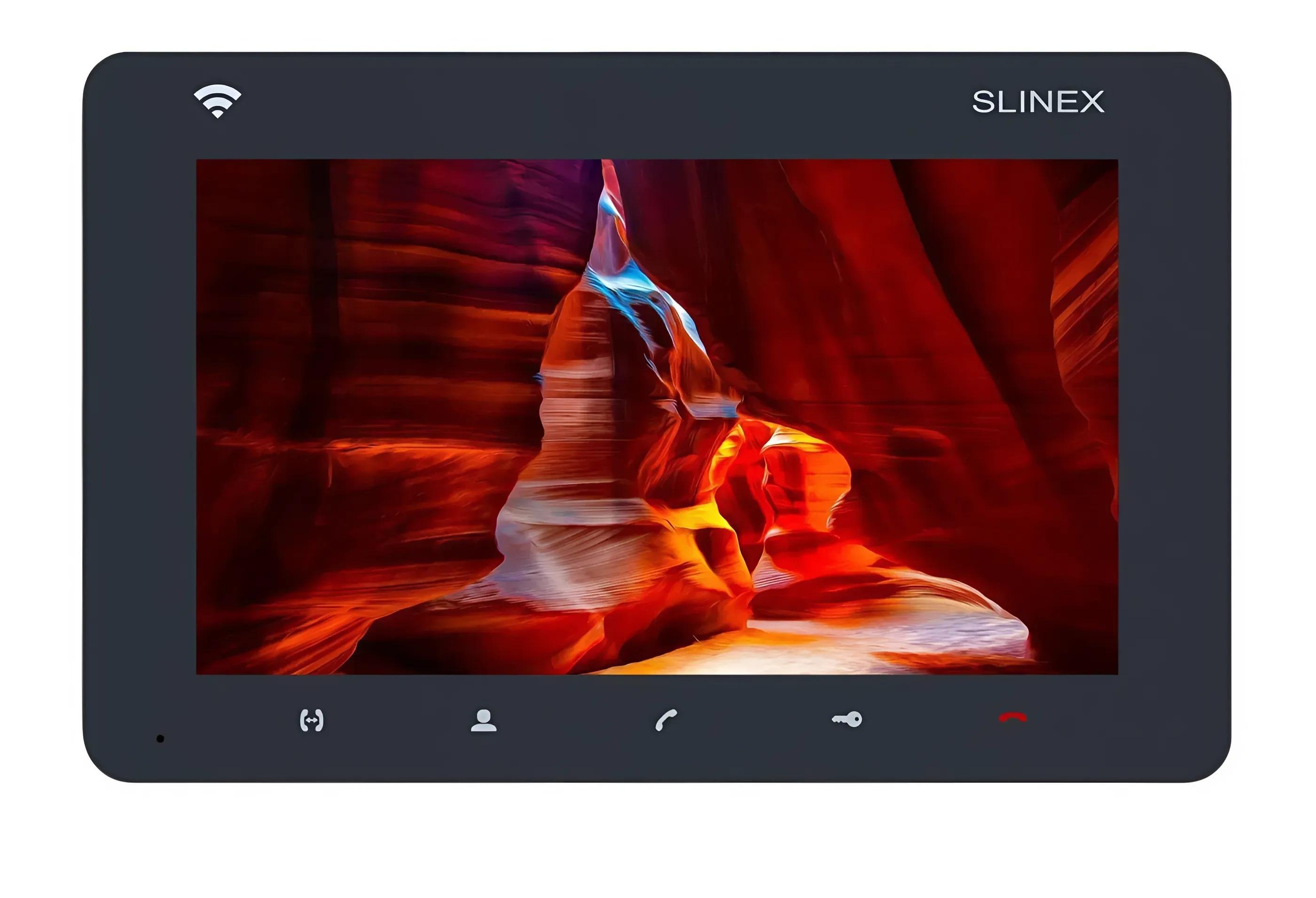 Видеодомофон Slinex SM-07N 7" TFT 1024x600 Wi-Fi Черный (99-00012645)