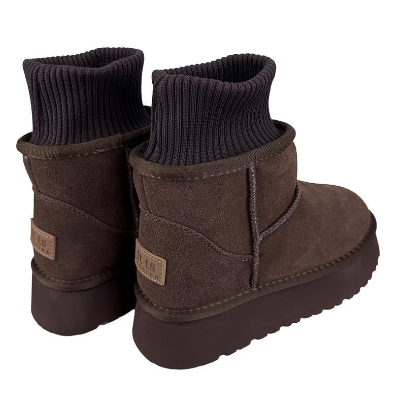 Угги женские с манжетом платформа 2049-24 p. 36 22,5 см Коричневый - фото 4 Угги женские с манжетом платформа 2049-24 p. 36 22,5 см Коричневый - фото 4