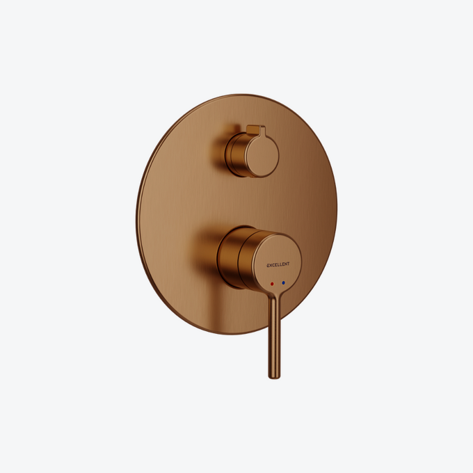 Смеситель скрытого монтажа Excellent PI Медный матовый (AREX.1245CB) Смеситель скрытого монтажа Excellent PI Медный матовый (AREX.1245CB)