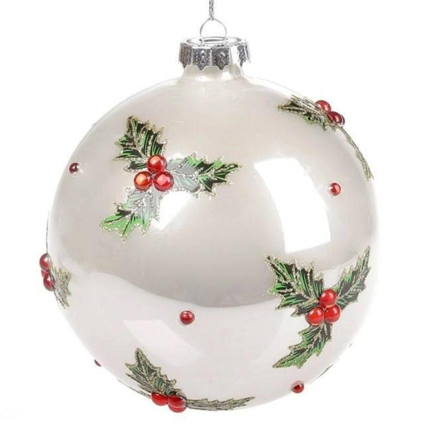 Набір кульок скляних 10 см 4 шт. (12895)