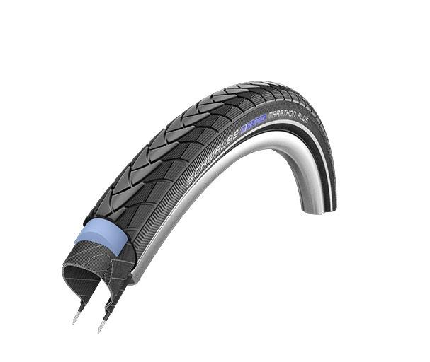 Покрышка велосипедная Schwalbe MARATHON PLUS HS440 SmartGuard B/B + RT EC 67EPI 26"x2"/50-559 (TIR-67-18)