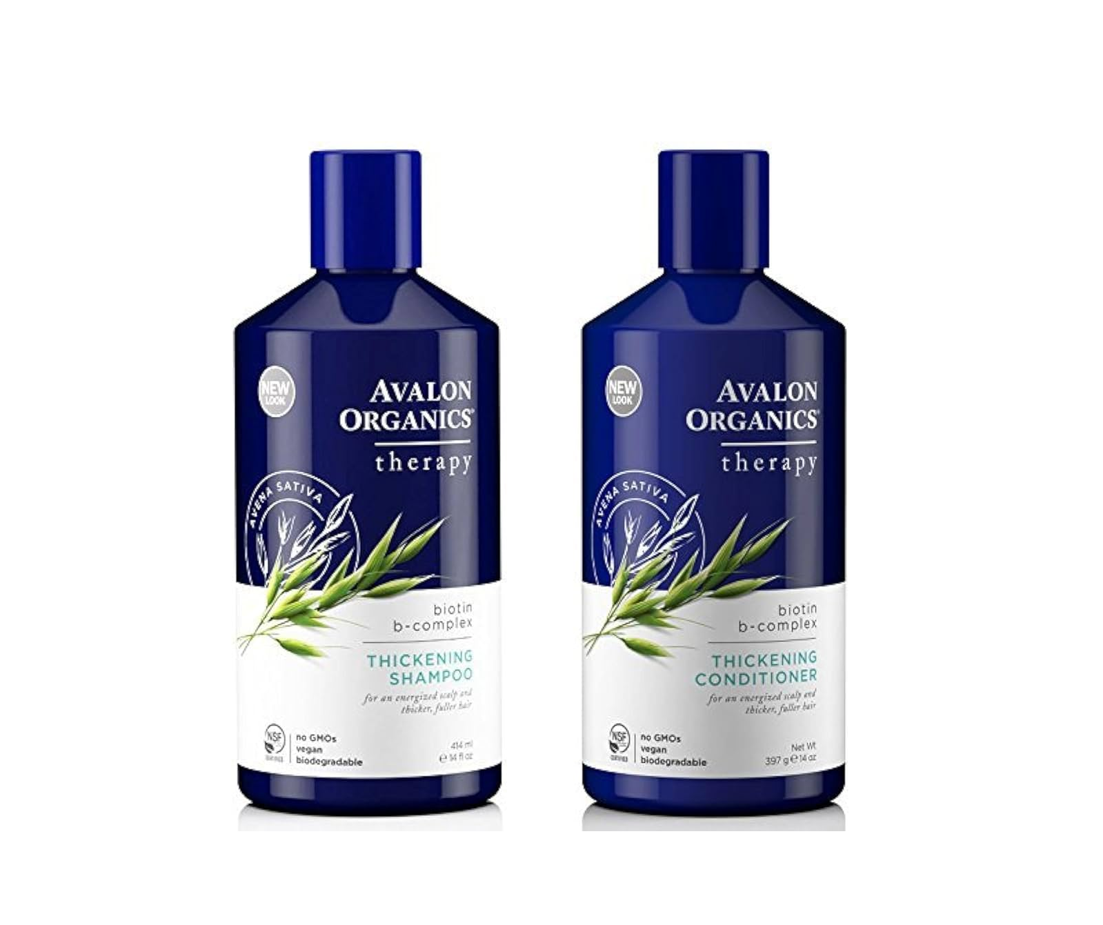 Набор Avalon Organics шампунь и кондиционер для густоты волос с B-комплексом и биотином (AVA-36122-1)