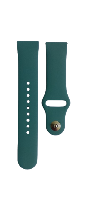 Ремешок для часов силиконовый 22х175 мм Pine Green (3217) - фото 1 Ремешок для часов силиконовый 22х175 мм Pine Green (3217) - фото 1