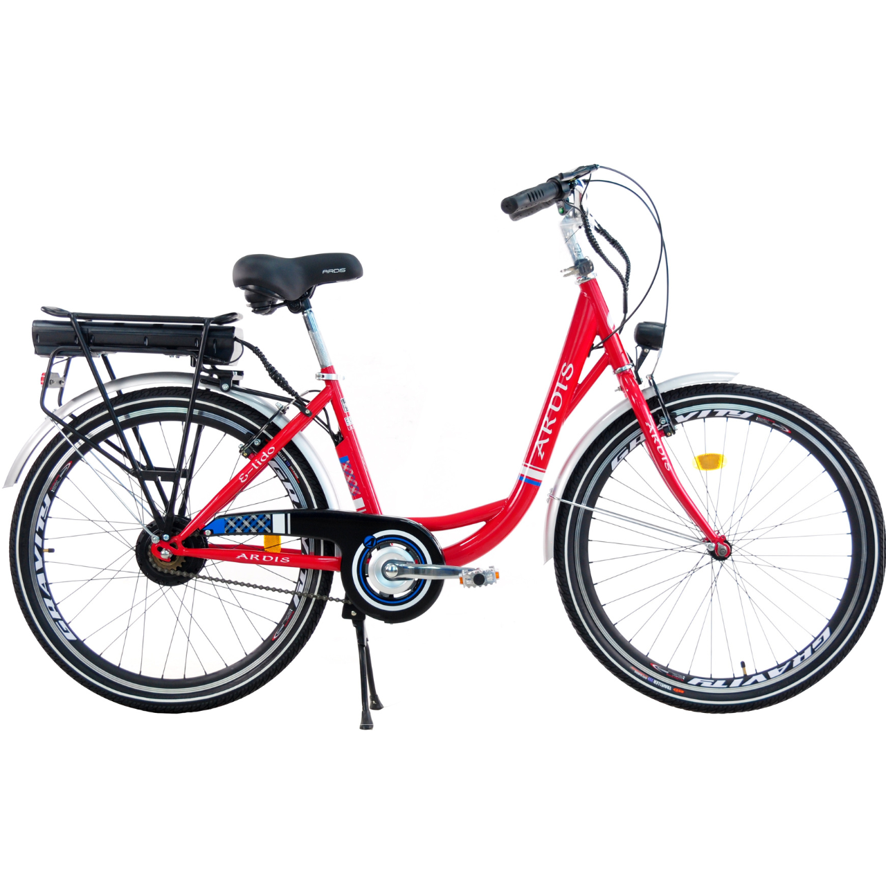 Велосипед с электроприводом Ardis CTB CT LIDO 26" рама-17" 36B 15Ахч-55 км запас хода 350 Вт Красный