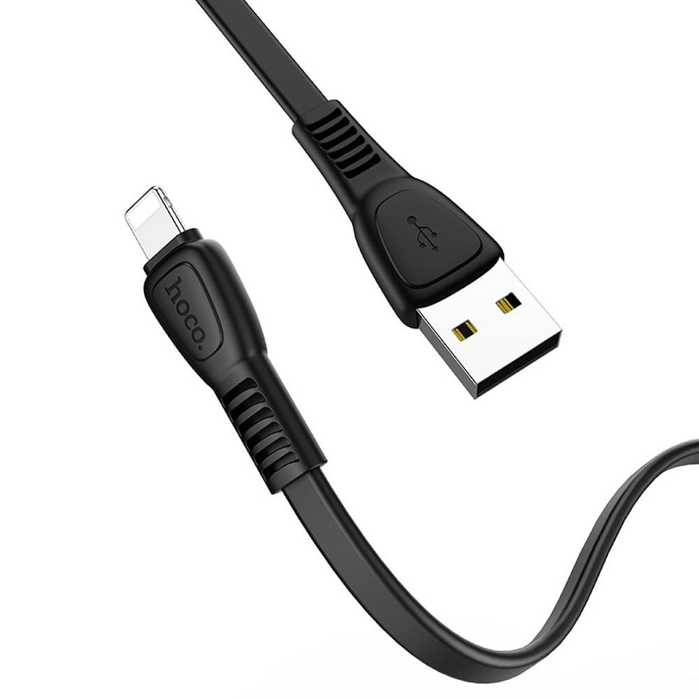 Кабель Hoco X40 Noah charging data cable for Lightning Black