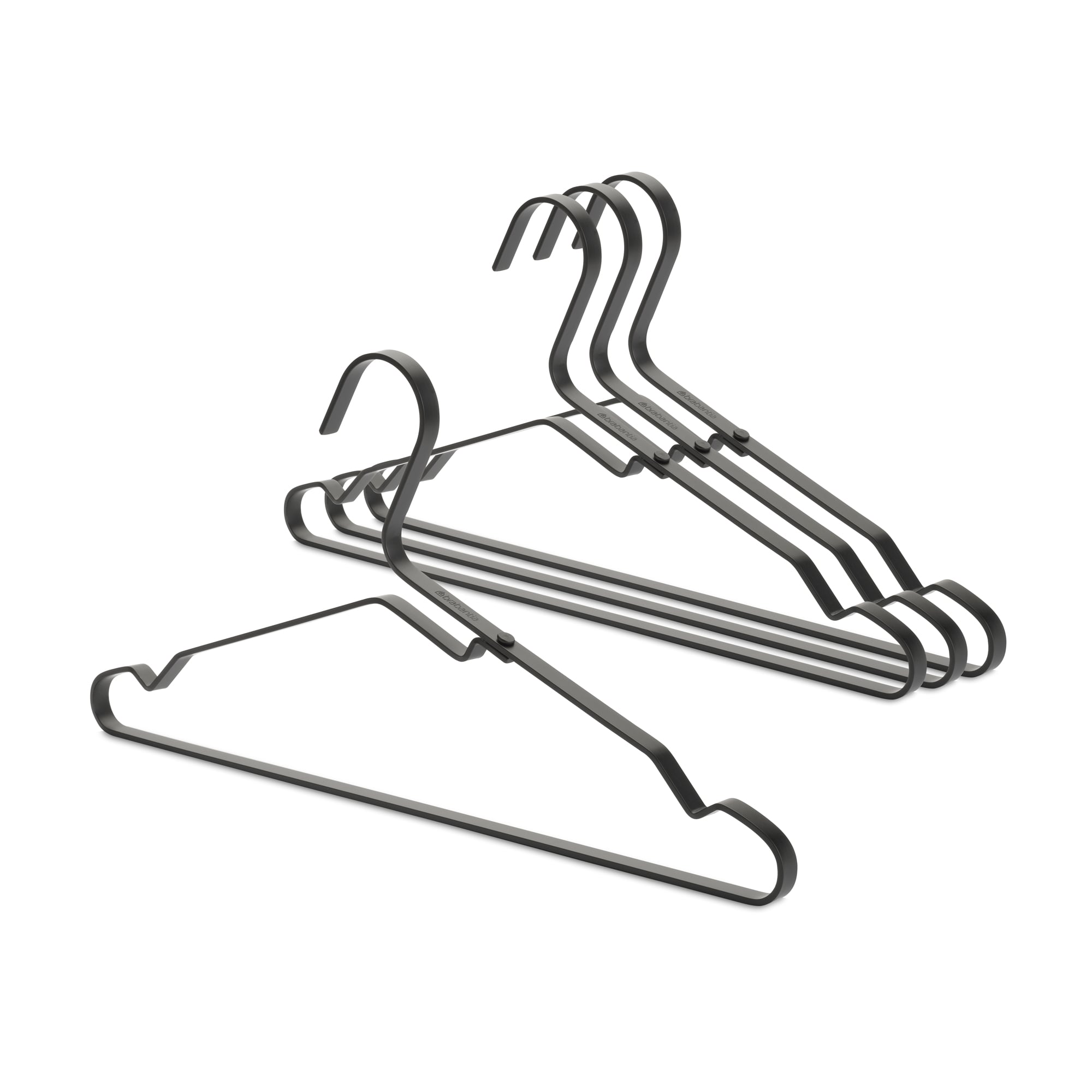 Набір плічок для одягу Brabantia Organising accessories 4 шт. Чорний (118647)