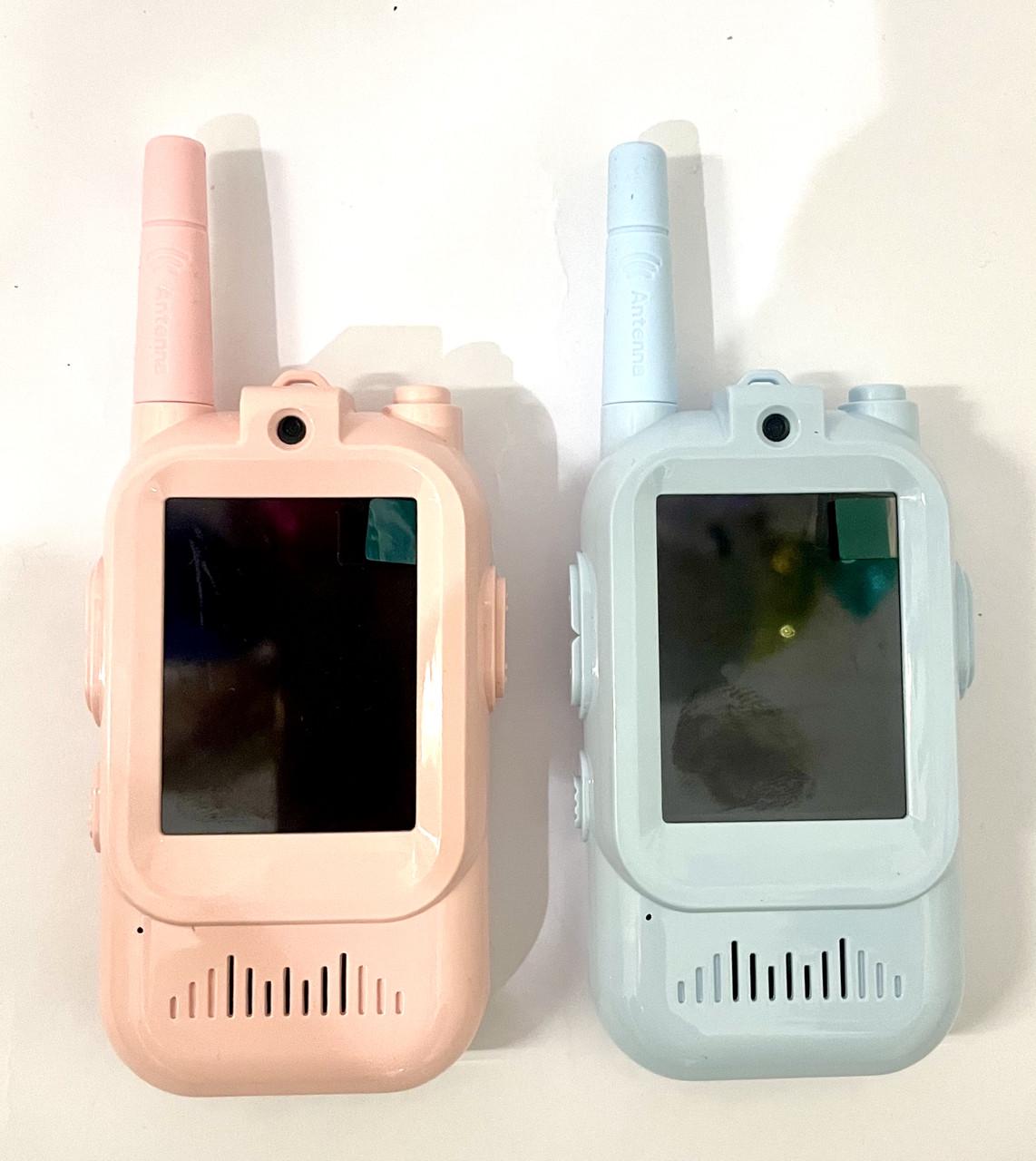Видео-рации с экраном и видеочатом HD Video Walkie Talkies Розовый/Голубой