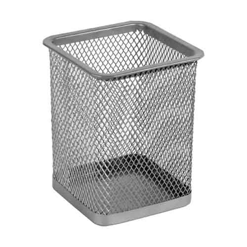 Металева підставка для ручок Axent квадратна Срібний (2111-03-A) Металева підставка для ручок Axent квадратна Срібний (2111-03-A)