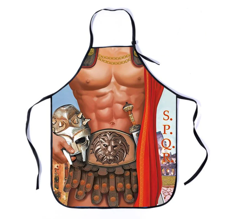 Фартук с приколом Торс мужчина 75х60 см Разноцветный (50127) Фартук с приколом Торс мужчина 75х60 см Разноцветный (50127)