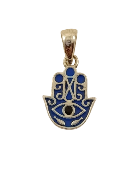 Серебряная подвеска Хамса Рука Фатимы с глазом (HMS/м-01) Серебряная подвеска Хамса Рука Фатимы с глазом (HMS/м-01)