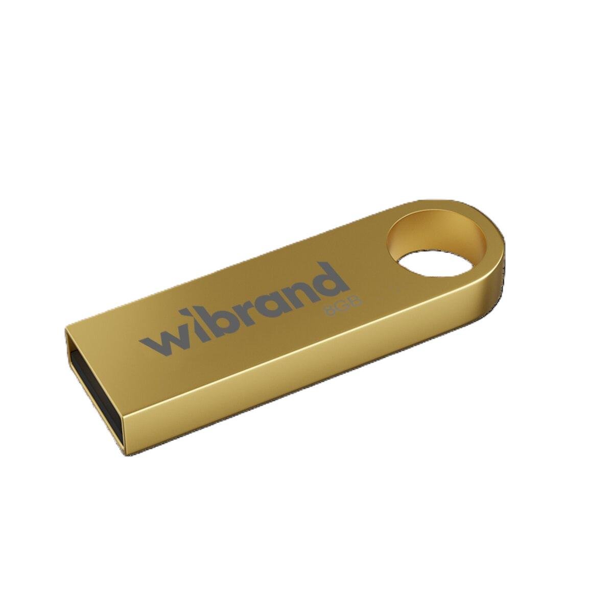 Флеш-пам'ять Flash Wibrand WI2.0 PU8U1G USB 2.0 Puma 8Gb Gold (600996)