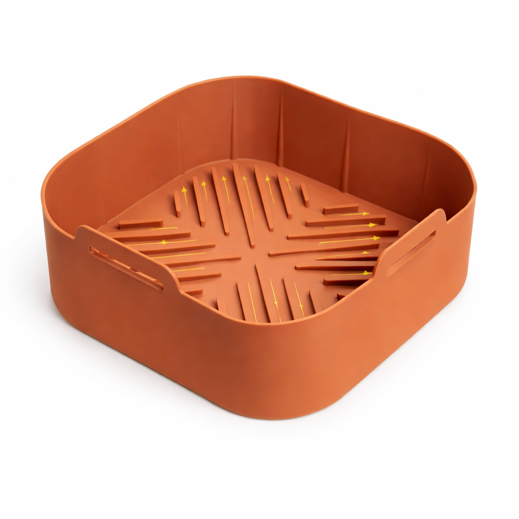 Форма квадратная силиконовая для мультипечи 21 см Оранжевый (OR-2121) Форма квадратная силиконовая для мультипечи 21 см Оранжевый (OR-2121)