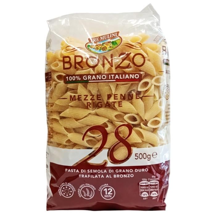 Макароны Tre Mulini Bronzo Mezze Penne Rigate 500 г Макароны Tre Mulini Bronzo Mezze Penne Rigate 500 г