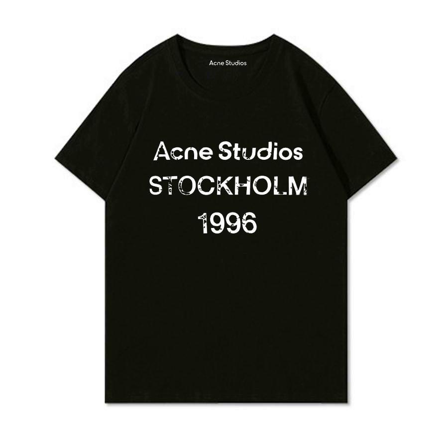 Футболка унісекс LOYS Acne Studios Logo L Чорний (FT154-L)