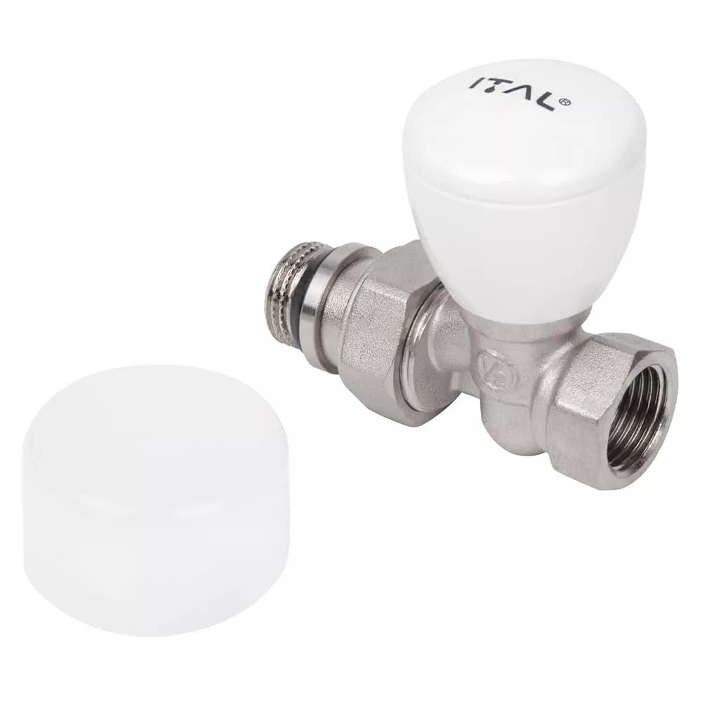 Вентиль радіаторний прямий ITAL IG130114 1/2" з американкою - фото 3 Вентиль радіаторний прямий ITAL IG130114 1/2" з американкою - фото 3