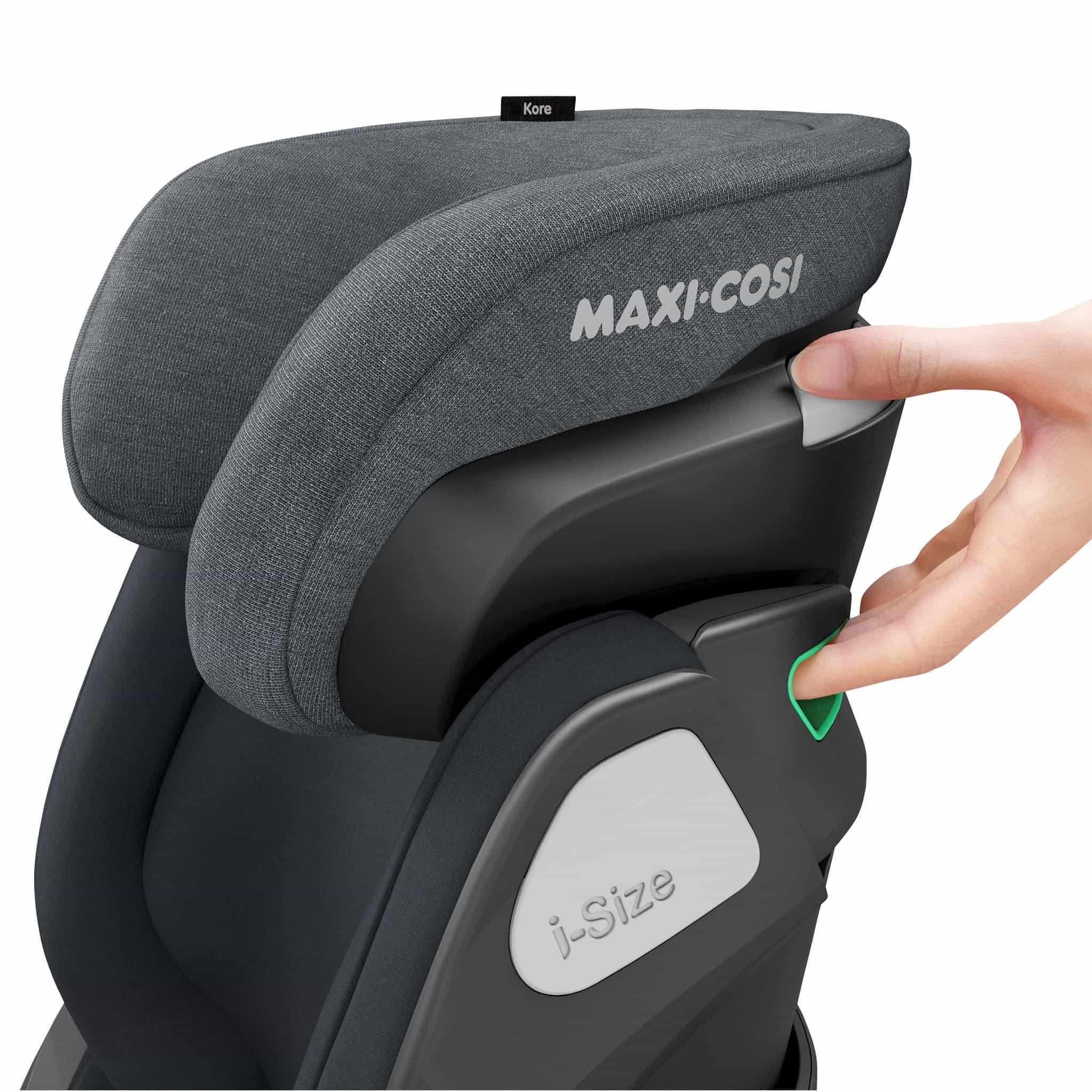 Автокресло Maxi-Cosi Kore i-Size Authentic Graphite (8740550110) - фото 4 Автокресло Maxi-Cosi Kore i-Size Authentic Graphite (8740550110) - фото 4