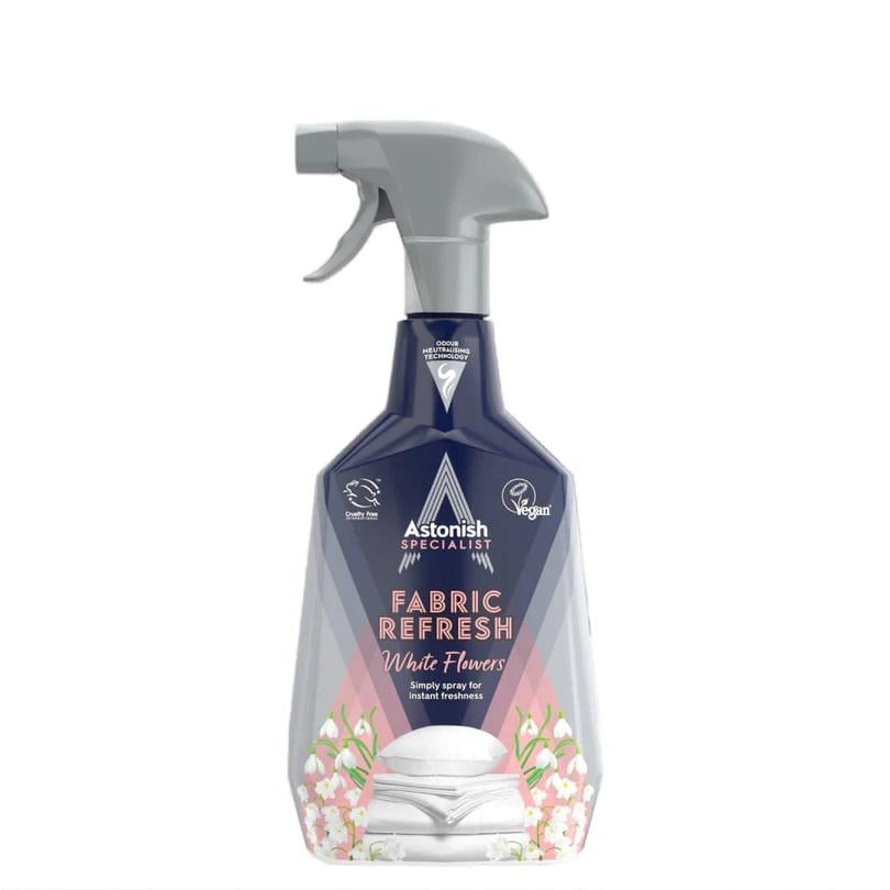 Нейтрализатор запахов Astonish Fabric Refresher White Flowers для текстиля 750 мл (8605803)