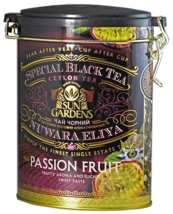 Чай чорний Sun Gardens Passion Fruit 100 г з/б овал
