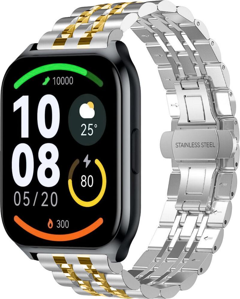 Браслет металевий Spinye Line для Haylou Watch 2 Pro LS02 Pro Silver Gold (40803-67)