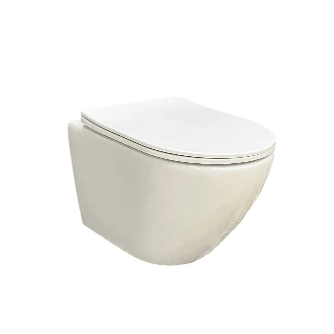 Унитаз подвесной VBI Capri безободочный 490x365 мм Белый (RM-VBI-020100)