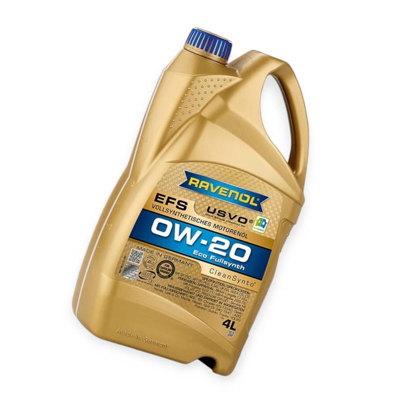 Масло моторное RAVENOL 0W-20 EFS Eco Fullsynth PAO SP RC/C5-C6/GF-6A 4 л (2729168707)