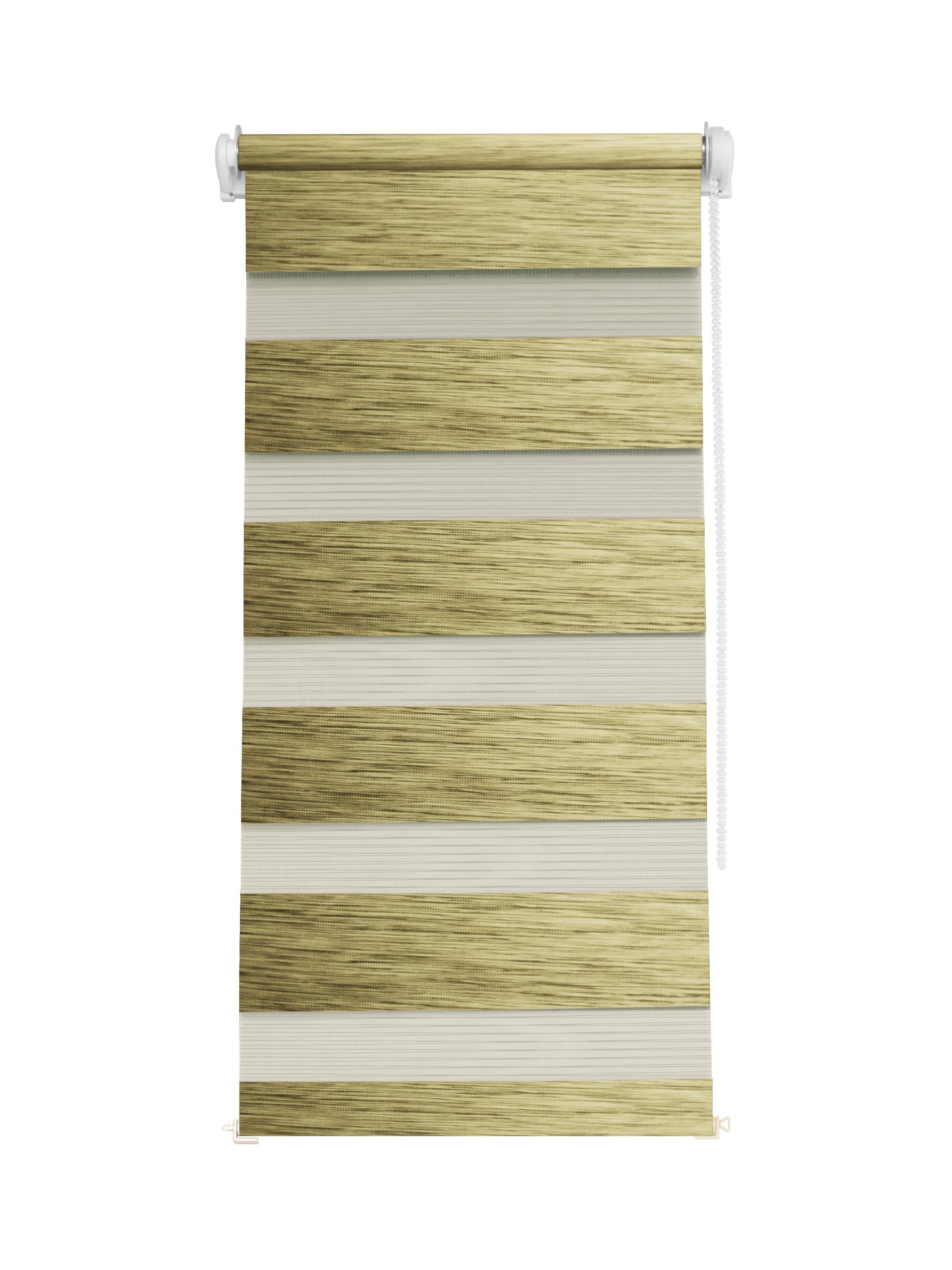 Рулонная штора день-ночь Franz Deco ВН-2704 открытого типа 140х200 см Винтажный дуб (DN10102748)