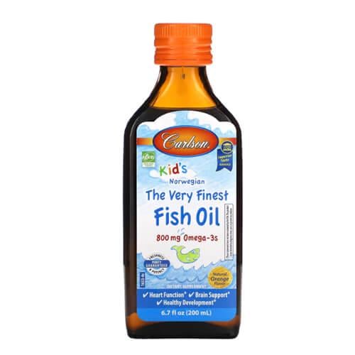 Омега-3 для детей Carlson Kid's Norwegian The Very Finest Fish Oil 800 мг 200 мл Just Peachie (CAR-19430)