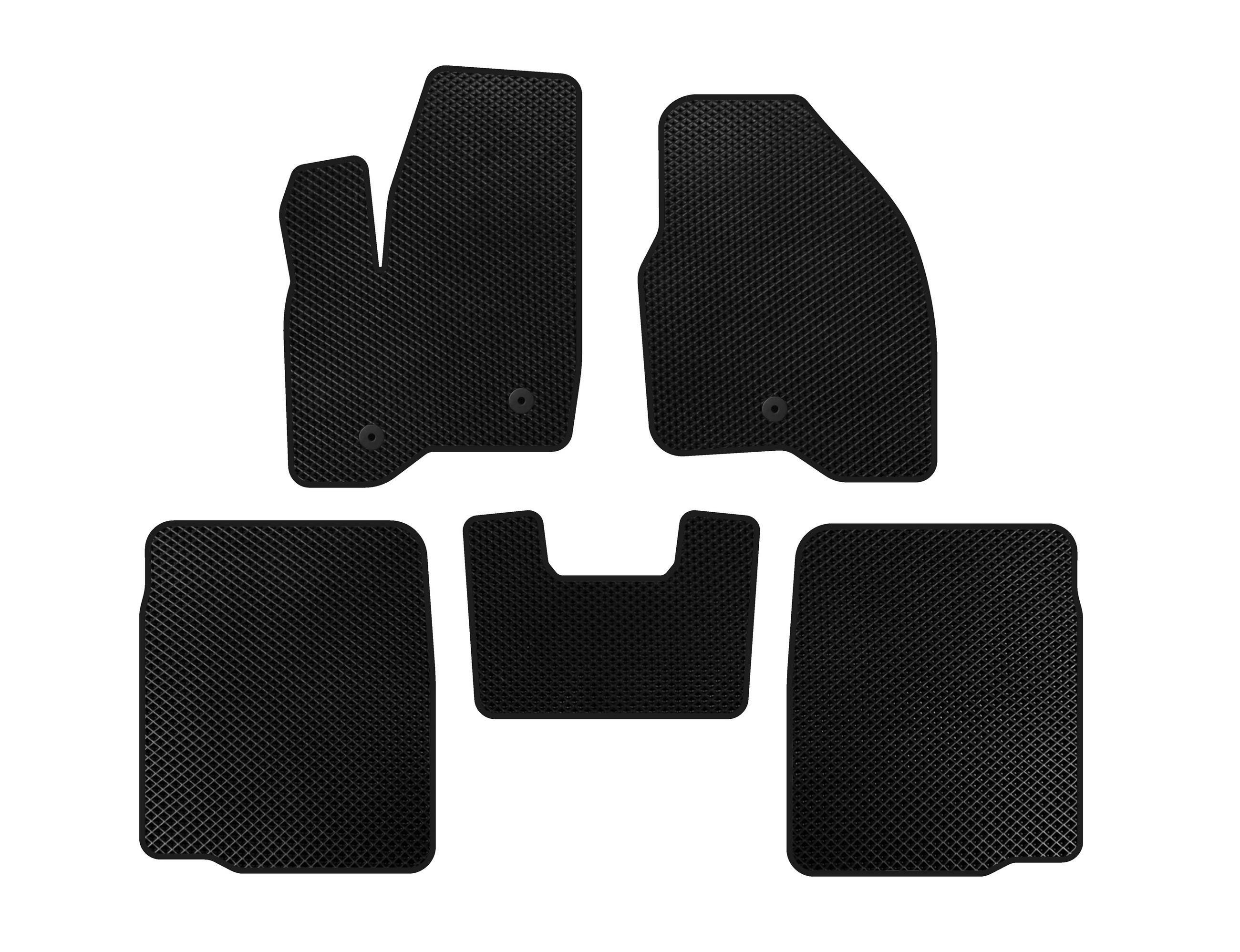 Коврики Digital Designs EVA 2011-2015 для Ford Explorer 2011-2019 гг. этилвинилацетат Черный (132570)