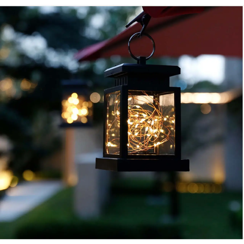 Фонарь подвесной водонепроницаемый на солнечной батарее (2401008640)